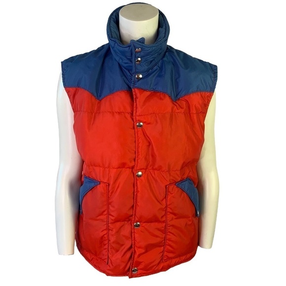 COMFY  SLEEVELESS BOMBER VINTAGE JACKET PRIME GOOSE DOWN INSULATED SIZE SMALL - Picture 1 of 14